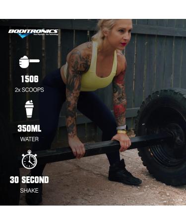 Boditronics Mass Attack Juggernaut Powder - High Protein Weight Gainer with 5g Creatine, BCAA, Glutamine & Beta Alanine - Vanilla Ice Cream Flavor - 2 kg Pack - Buy Online on GoSupps.com