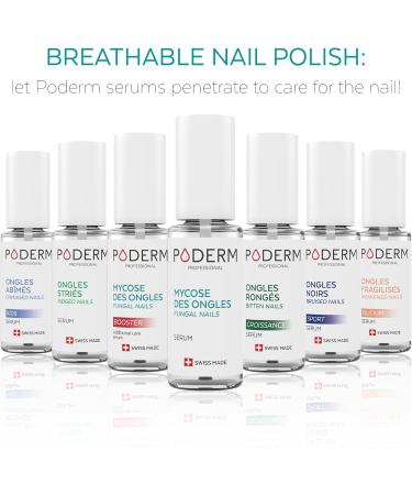 PODERM - FUNGAL NAIL INFECTIONS - Pink nail varnish TEA TREE - Prevention & Treatment of Nails Yellowed/Damaged by FUNGAL INFECTIONS - TREATS & COLOURS - foot/hand treatment - Swiss Made - Buy Online on GoSupps.com