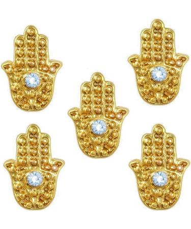 40Pcs 3D Egyptian Nail Charms - Vintage Gold Rhinestones for DIY Nail Art & Jewelry Making - Buy Online on GoSupps.com