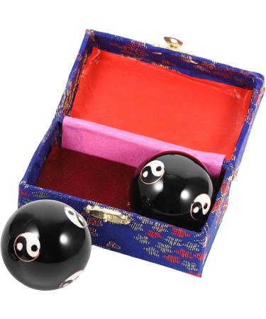 Beavorty 8 STK Metal Massage Balls | Hand Exercise Tool for Relaxation & Fitness | Magnetic Cloisonn Gymnastics Balls - Buy Online on GoSupps.com