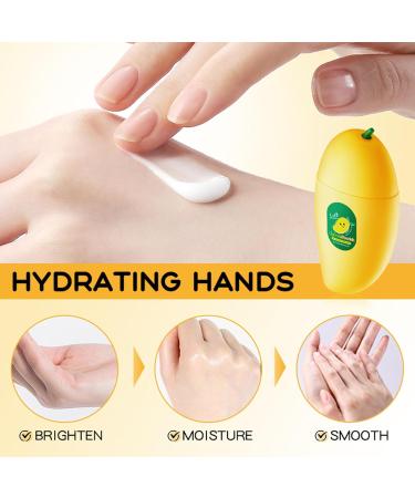 Hand Cream Mango Hand Milk Mango Moisturizing Hand Cream For Dry Cracked Hands And Skin Fruit Hand Lotion With Natural Plant Fragrance Moistured Nourishing Hand Cream Korean Skin Care - Buy Online on GoSupps.com