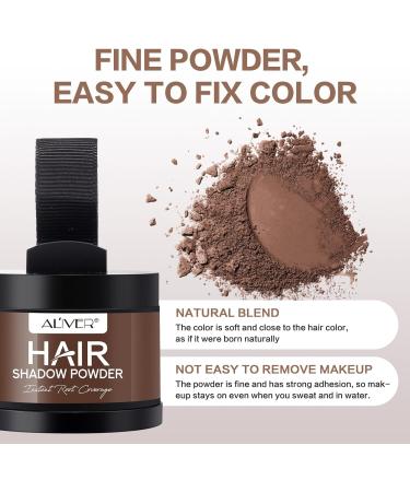  FSLHCY Touch-Up Powder Roots 4g Hair Shadow Shadow Cover Powder for Cbello Use to Fill Weakened Hair (Light Brown) - Buy Online on GoSupps.com