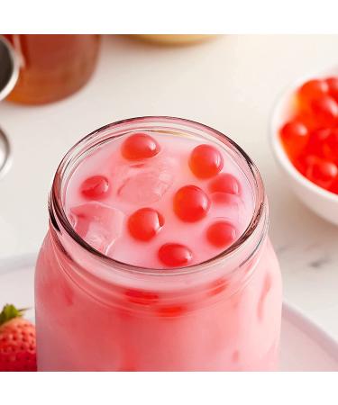 Strawberry Bursting Boba Pearls - Buddha Bubbles Boba Dessert Topping - Buy Online on GoSupps.com