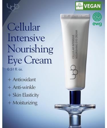 LBB Cellular Intensive Nourishing Eye Cream | Vegan Anti-Aging Eye Treatment | Reduce Wrinkles & Nourish Skin | Tangerine Water & Vitamin E | 0.5 oz - Buy Online on GoSupps.com