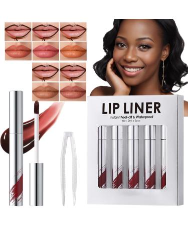  G n rique Lip color peels off peel off lip gloss | 5x peel-off long-lasting makeup lip gloss - Mother girlfriend highly pigmented luxury color for blending - Buy Online on GoSupps.com