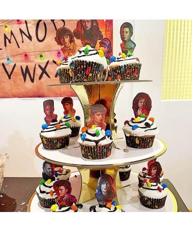 30 Stranger Cake Topper Cupcake Toppers Set Theme Birthday Party Decorations Favors Cake Supplies - Buy Online on GoSupps.com