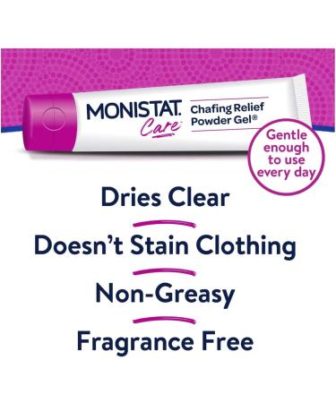 Monistat Care Chafing Relief Powder Gel 1.5 oz - Anti-Chafing Protection (Pack of 1) - Buy Online on GoSupps.com