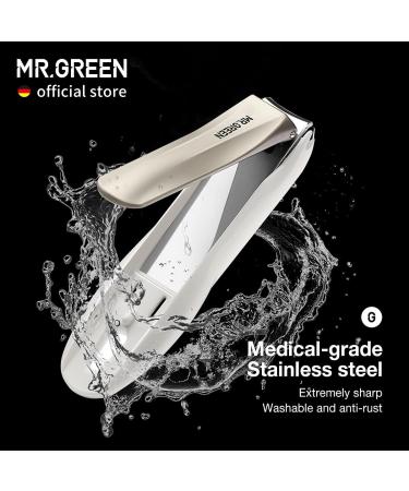 MR.GREEN Nail Clippers Anti Splash Fingernail Cutter Stainless Steel Manicure Tools Nail Scissors Detachable Design Nail Trimmer (Medium) - Buy Online on GoSupps.com