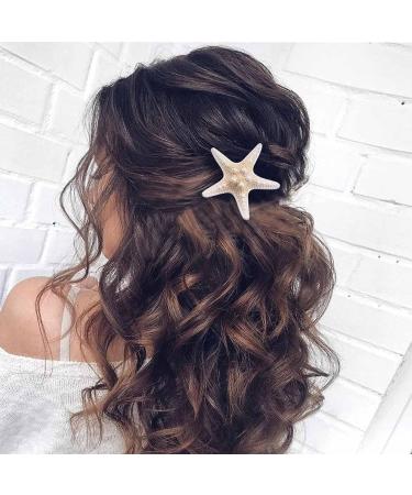 Bohemia Starfish Hair Clip Barrette - Beach Festival Hair Accessory for Women - Buy Online on GoSupps.com