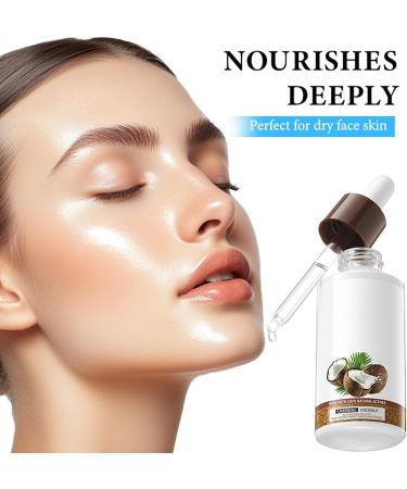 2 pieces coconut oil serum nourishing and rejuvenating coconut oil serum moisturizing and nourishing skin firming 2 pieces x 40 ml serum - Buy Online on GoSupps.com