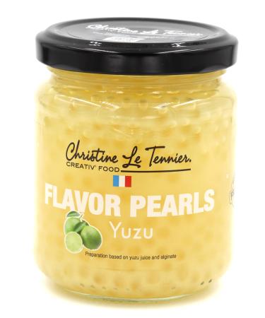 Christine Le Tennier Yuzu Flavor Pearls, 7oz Jar