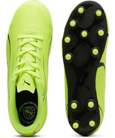 PUMA Unisex Kids Vitoria FG/AG Jr Football Shoe - 38.5 EU - Electric Lime & Puma Black - Best Price & Fast Shipping - Buy Online on GoSupps.com