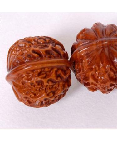 Unbit Ballstretch Magnetic Stress Ball - Handcrafted Walnut Wood Palm Massager for Stress Relief & Hand Training (50mm) - Buy Online on GoSupps.com
