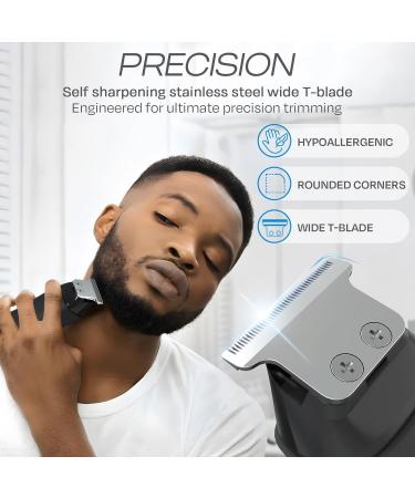 HUMMINGBIRD MK1 Compact Trimmer - Portable Cordless Men's Electric Hair Clipper for Face & Body No Nick USB C Rechargeable LED Display Travel-Friendly Groomer - Buy Online on GoSupps.com