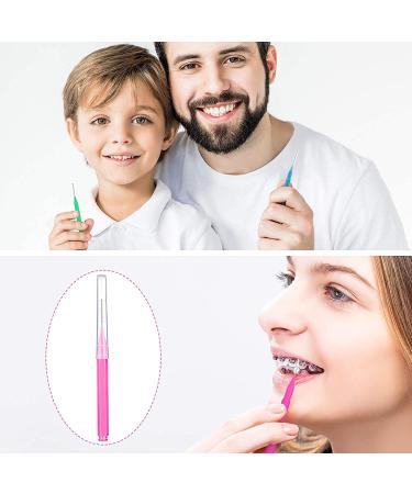 Interdental Brush Toothpick Set | 40 PC Oral Care Tool with Storage Box & 20 Dental Floss Optimal Teeth Cleaning Solution - Buy Online on GoSupps.com