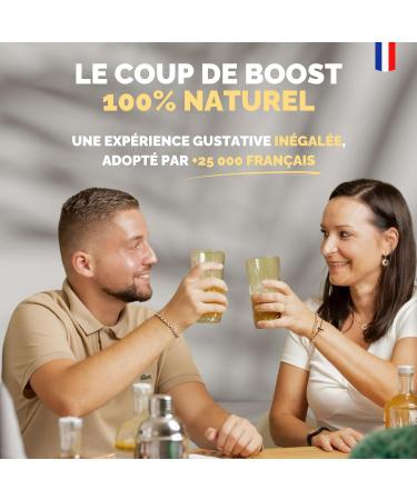 SHOGGA | Jus de gingembre bio | Made in France | Boisson premium sans alcool | 12 super-aliments : gingembre frais press froid citron curcuma poivre de Kampot herbes et pices (500ml) 500 ml (Lot de 1) - Buy Online on GoSupps.com