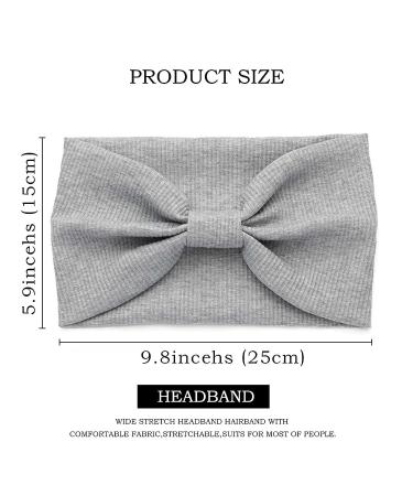 Aceorna Wide Knotted Headbands 4 Pcs - Stretchy Yoga Hair Bands for Women & Girls (Style A) - Buy Online on GoSupps.com