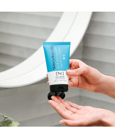 Skincyclopedia Face Wash for Dry Skin with 5% Hyaluronic Acid Ceramides and Niacinamide - Hydrating Face Cleanser and Make Up Remover - Also Suitable for Normal and Sensitive Skin 150ml - Buy Online on GoSupps.com