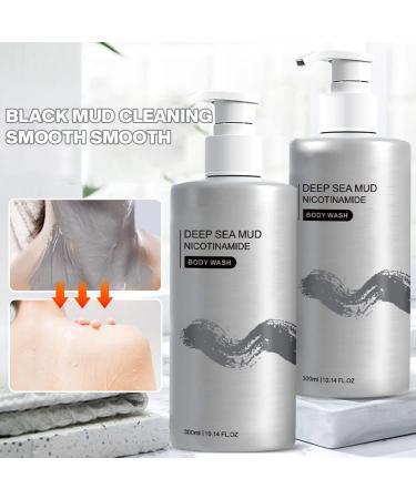 Deep Sea Mud Body Wash - Exfoliating & Moisturizing Shower Gel with Rich Ocean Minerals for Healthy Skin - Buy Online on GoSupps.com