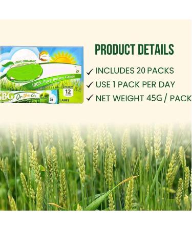  Qoobom Salveo Barley Grass Powder 100% Pure and Organic Salveo Well - Organic Barley Grass Juice Powder Improve Your Health Naturally Excretes Body Waste in Just 2 Weeks - Buy Online on GoSupps.com