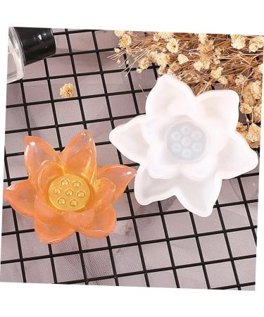 NUOBESTY 9 Pcs Silicone Mold Flower Resin Moulds Flower Shape Fondant Mold Silicone Soap for Soap Candle DIY Making Candle Holder Sillicone Mould 3D Cake Silica Gel White Manual Whitex3pcs 4X7CMx3pcs - Buy Online on GoSupps.com
