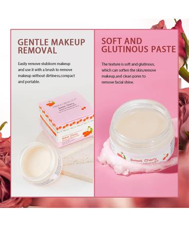 Strawberry Mini Cleansing Makeup Remover Balm - Travel Size Gentle Nourishing Balm for Deep Pore Cleansing | Refreshing Melting Oil for Men & Women - Buy Online on GoSupps.com