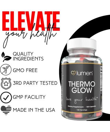 Lumen Naturals ThermoGlow for Women with Raspberry Ketone Blend & Green Tea Extract (180 Count (Pack of 1)) - Buy Online on GoSupps.com