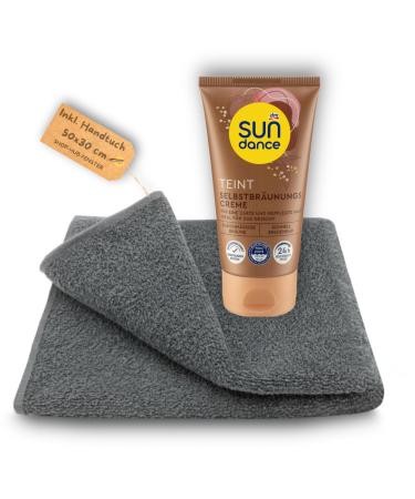 Sundance SUNDANCE Self Tanning Cream for Face and Body - Vegan - Uniform Tan - 75ml