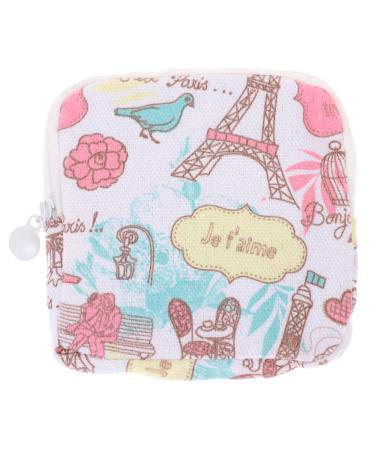 DOITOOL Holder Tampon Bag Travel Set Large Storage Bag Cartoon Wallet Napkin Cotton Bag Case Napkin Bag Pad Holder Women Pouch Plain Secret Pouch Cosmetic Pads Nursing Towel Liner