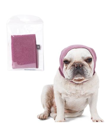 Dog Ear Cover for Anxiety Relief Dog Calming Hood for Grooming and Bath Drying Pet Cats and Dogs Ear Protector (Medium)