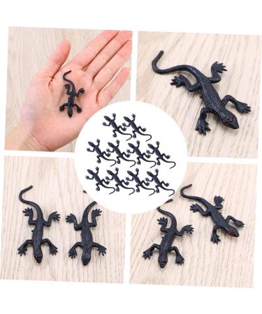 Lurrose 10-Piece Halloween Gecko Toys - Realistic Artificial Reptiles for Halloween Decorations & Terrariums - 2.8x5.5cm - Buy Online on GoSupps.com