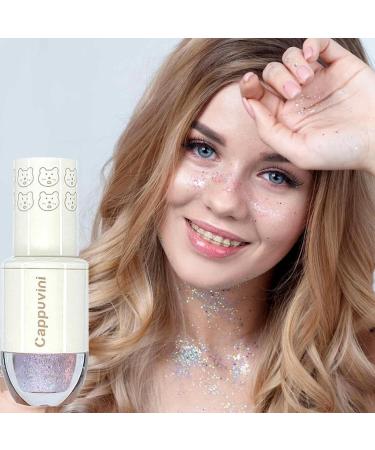 Bowling Liquid Eyeshadow Highlighter Silkworm | Attractive Shimmer Eyeshadow 0.05oz Eyeshadow Makeup Shimmering Eye Shadow Flash Sequin for Girls 04 - Buy Online on GoSupps.com