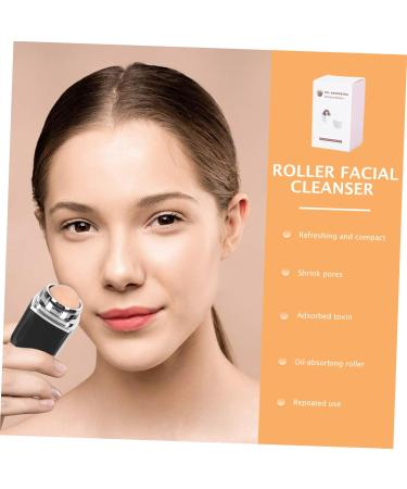 MAGICLULU 1pc Facial Oil Absorbing Ball Facial Tools Skin Care Face Roller Oil Absorption Volcanic Mud Cleaner Black 1 count (Pack of 1) - Buy Online on GoSupps.com
