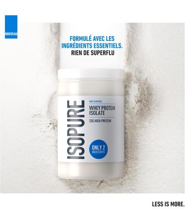  Isopure Isopure Whey Isolate Protein Flavourless High Protein with 25g per Serving Low Sugars No Artificial Flavors or Sweeteners  - Buy Online on GoSupps.com