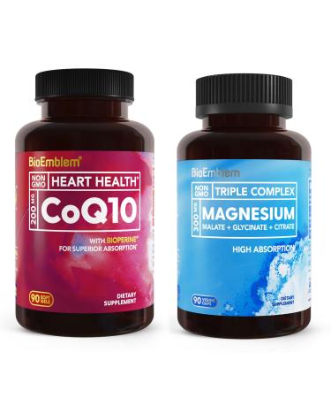 BioEmblem Triple Magnesium Complex and CoQ10 with BioPerine