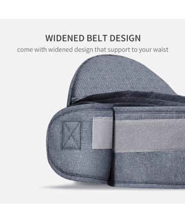 SUNVENO Baby Hipseat Carrier  Ergonomic Hip Seat Safety Carrier for Mom Lightweight Certified Cotton Soft Carrier for Newborns  Toddlers  6-48 lbs  Grey - Buy Online on GoSupps.com