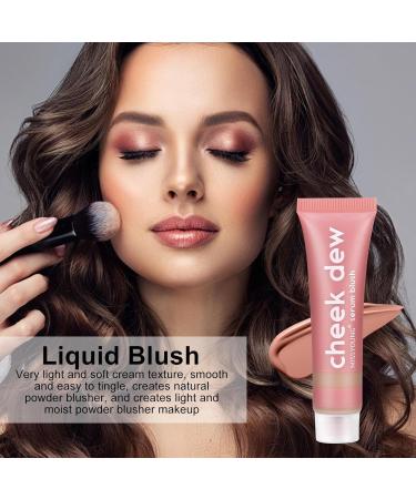 Makeup Blush Liquid | Natural Matte Finish Looking Dewy Cheek Tint - Lightweight Waterproof Moisturizing Dewy Cheek Tint Color-Holding Matte Face Blush Riastvy 04 - Buy Online on GoSupps.com