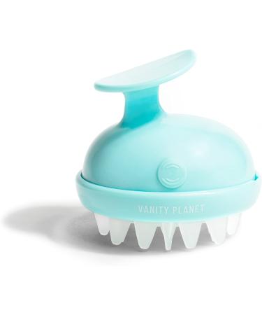 Vanity Planet Groove Scalp Massager (Bombshell Blue) - 2-Speed Vibrating Shampoo Brush - Buy Online on GoSupps.com