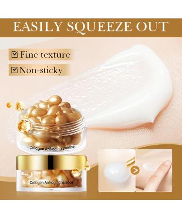 Crsetmyth Line Smoothing Night Serum Capsules 30 Pieces Capsules Moisturizing Essence Facial Serum Capsules AntiWrinkles AntiAging Skin Serum Capsules Fine Lines Reduction Skin Whitening Essence - Buy Online on GoSupps.com