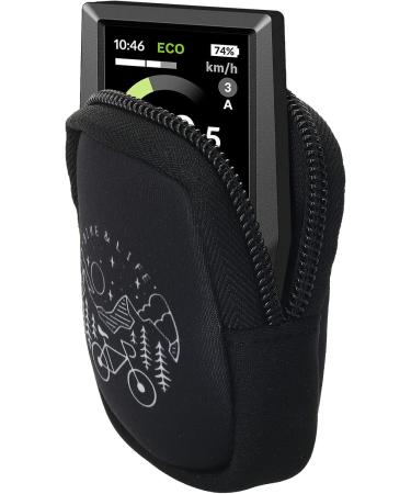 kwmobile Bike GPS Case for Bosch Kiox/Kiox 300 - Don't Touch My Bike Computer | White & Black - Durable Protection for Bike Life - Buy Online on GoSupps.com