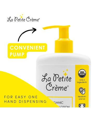 La Petite Creme Organic Diapering Lotion - Gentle Diaper Rash Cream with USDA Certified Organic Ingredients - 8 oz - Buy Online on GoSupps.com