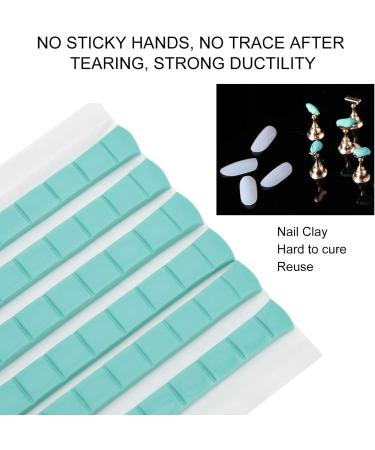 Tacky Putty Nail Adhesive Clay DIY Sticky Nail Art Adhesive Poster Putty Wall Putty Poster Putty Manicure Training Art Clay for Posters Photo Frames Hand Handles Nail Art - Buy Online on GoSupps.com