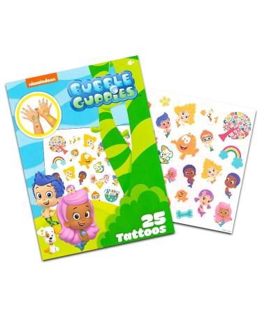 Nick Shop Bubble Guppies Tattoos Party Supplies Super Set - 75 Temporary Tattoos for Kids | Bubble Guppies Party Favors - Buy Online on GoSupps.com