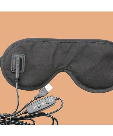 Buy Heated Eye Mask - USB Eye Compress with 3 Temperature Modes for Home Travel & Office - Quick Heating & Safe Voltage - Buy Online on GoSupps.com