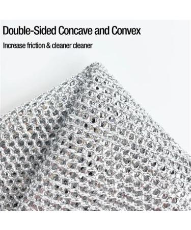 LONGLUAN Non-damaging Metal Bamboo Charcoal Cleaning Cloth Circularite Cleaning Pads Palutia Clean Cloth Non-Scratch Wire Dishcloth Resuable Double-Sided Mesh Metal Wire Cleaning Rag (10 Pcs) - Buy Online on GoSupps.com