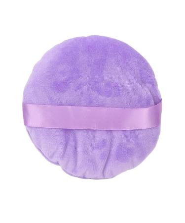 Ultra Large Purple Powder Puff for Makeup - Wet Dry Washable Soft Swan Down - Ideal for Loose Powder Application - Buy Online on GoSupps.com