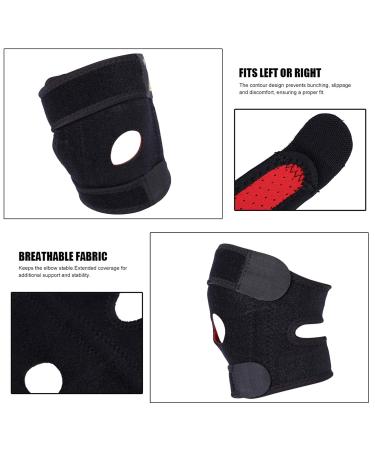 Patella Knee Strap - Adjustable Neoprene Support for Running Arthritis Tennis & Basketball | Ulnar Nerve Tendonitis Brace - Buy Online on GoSupps.com