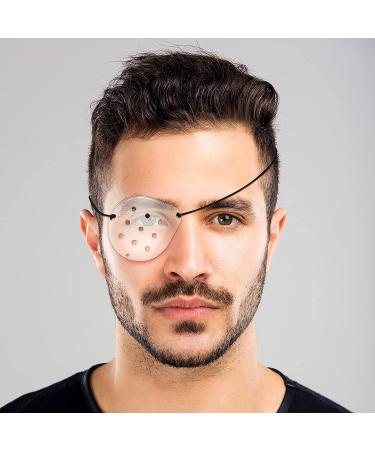 Ventilated Plastic Eye Coverings for Sand & Gravel Protection (Pack of 6) | Breathable Eye Care Supplies for Men & Women - Buy Online on GoSupps.com