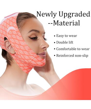 V Line Mask | Double Chin Reducer & Chin Strap Eliminator | Achieve a Slim V-Shaped Face While Sleeping | Jaw Exerciser for Women - Buy Online on GoSupps.com