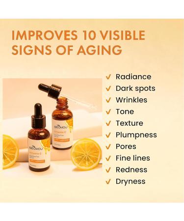 Vitamin C Serum for Face Vitamin C Serum with Sodium Hyaluronate and Vitamin C Face Serum for Women for Dark Spots Even Skin Tone and Dark Spot Remover for Face Face Serum for All Skin Type - Buy Online on GoSupps.com